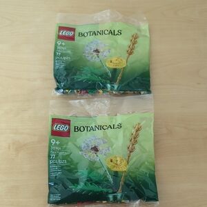 LEGO Botanicals polybag Sets new both included 77 pieces each